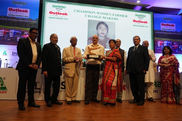 Award received by Manika Debbarma-Tripura